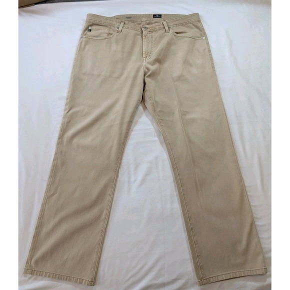 Ag Adriano Goldschmied Other - AG Adriano Goldschmied Jeans Mens 36x32 Tan The Graduate Tailored Leg(Fit 38x30)